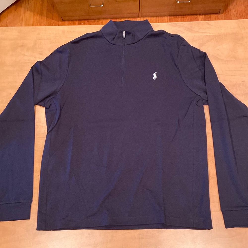 Polo Quarter Zip Pullover. - image 1